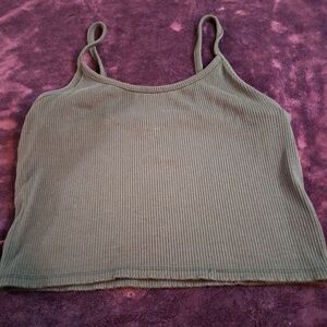 American Eagle Ribbed Crop Top
